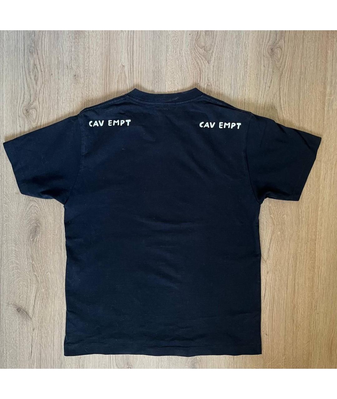CAV EMPT Черная хлопковая футболка, фото 2