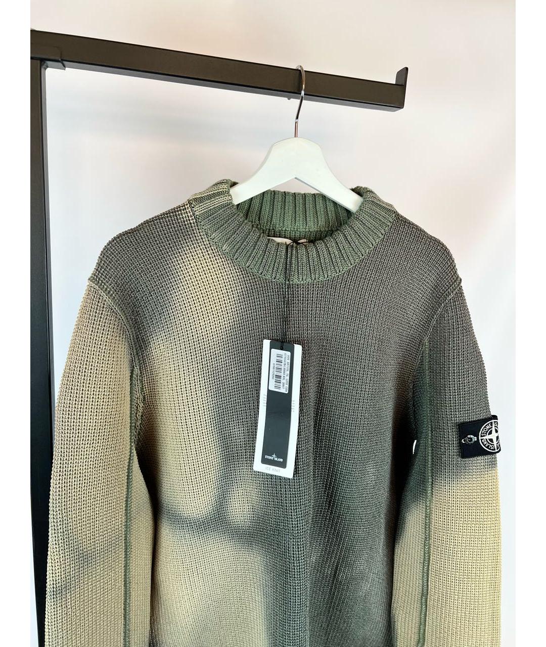STONE ISLAND Хаки джемпер / свитер, фото 2