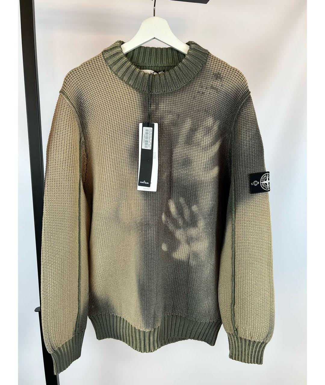 STONE ISLAND Хаки джемпер / свитер, фото 6
