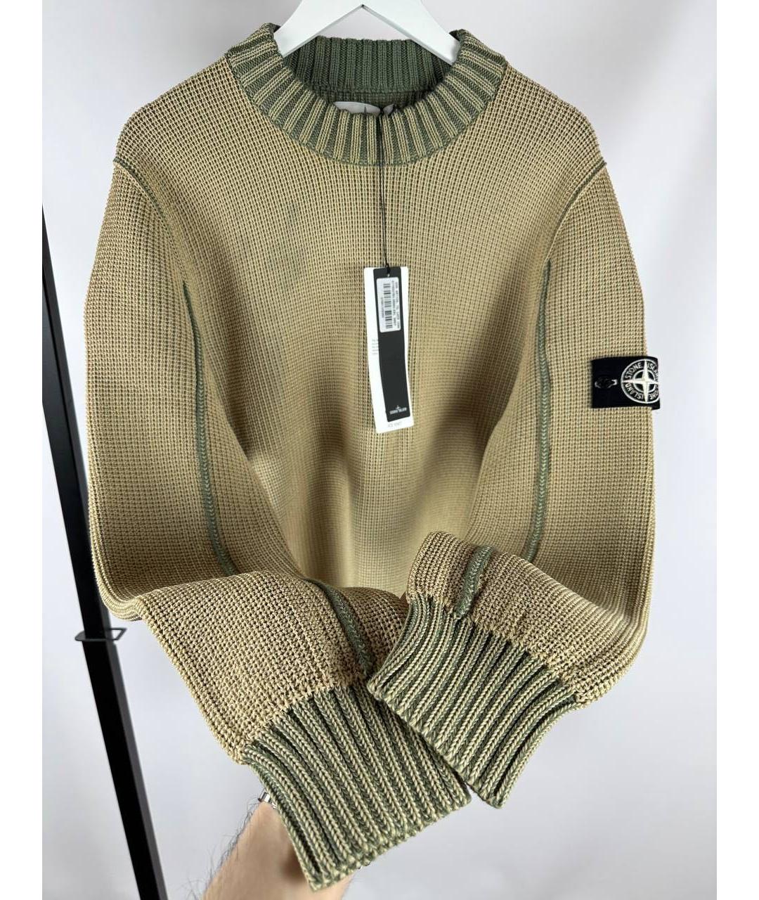 STONE ISLAND Хаки джемпер / свитер, фото 8
