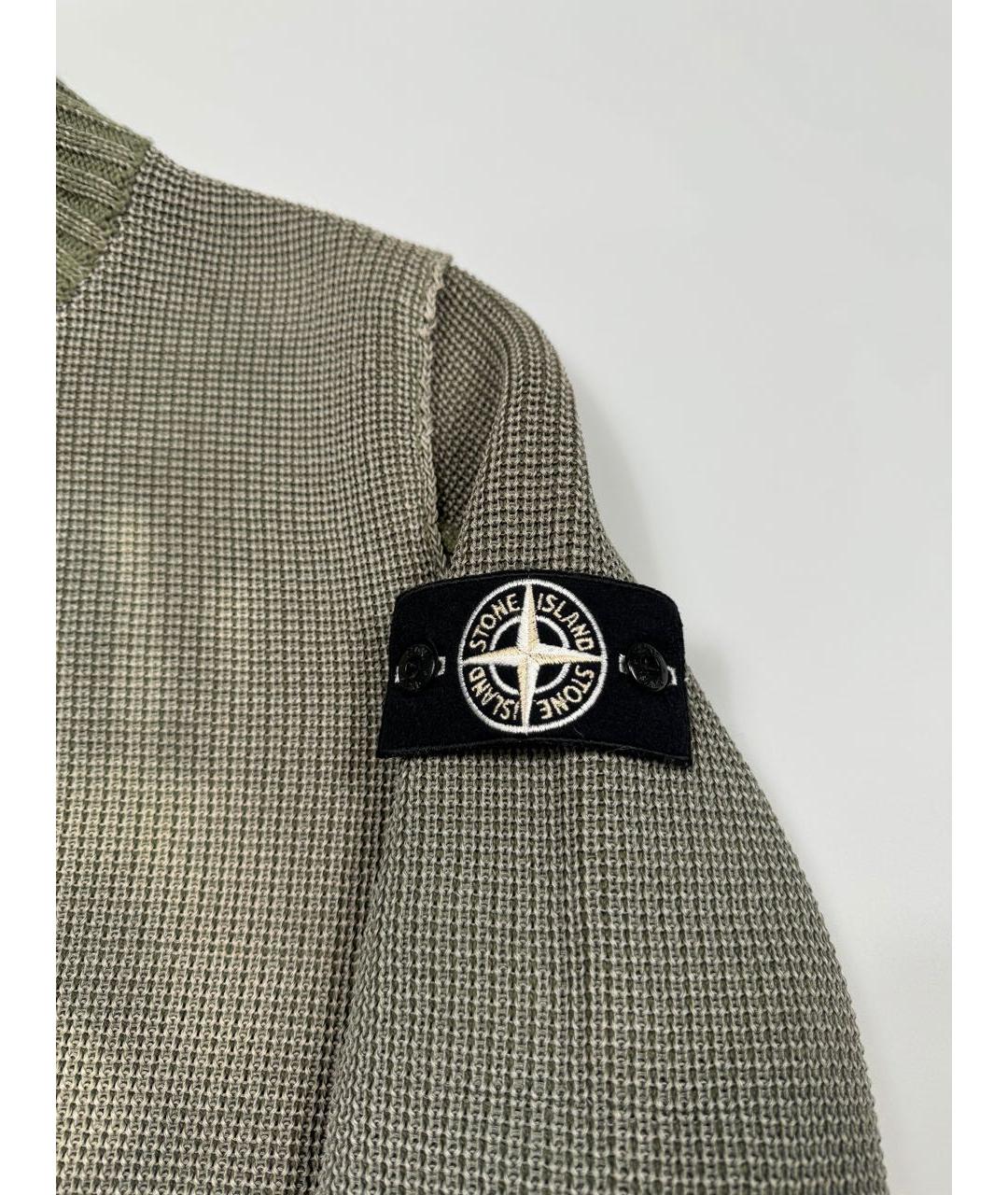 STONE ISLAND Хаки джемпер / свитер, фото 3