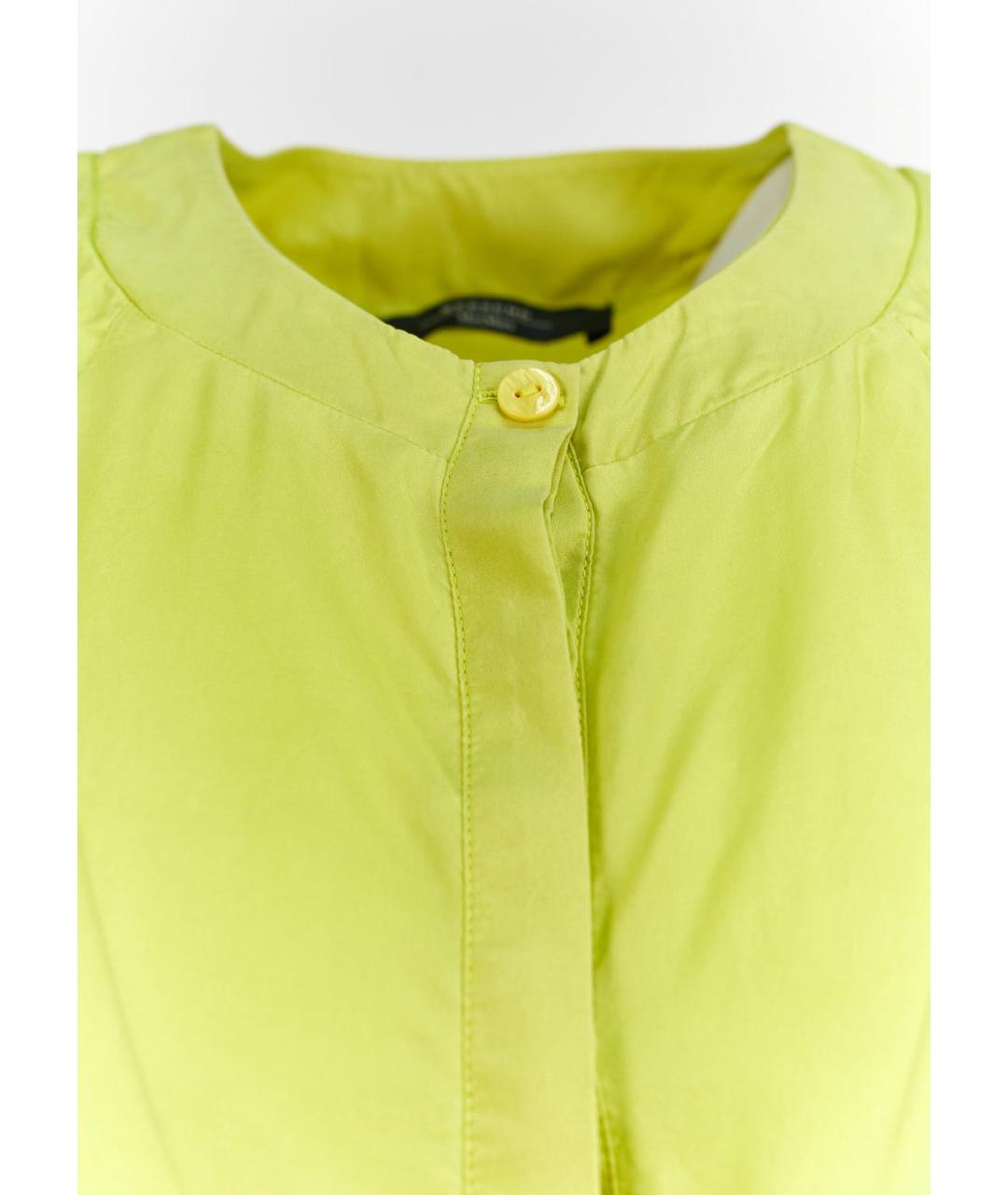 MAX MARA Желтая блузы, фото 4