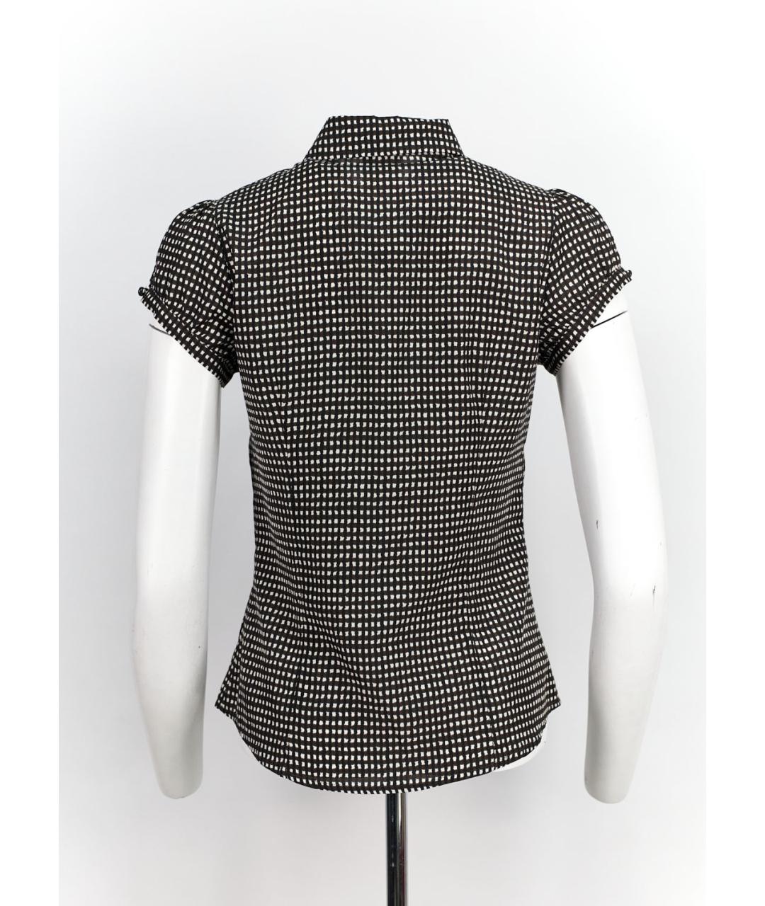 MAX MARA Черная шелковая блузы, фото 2