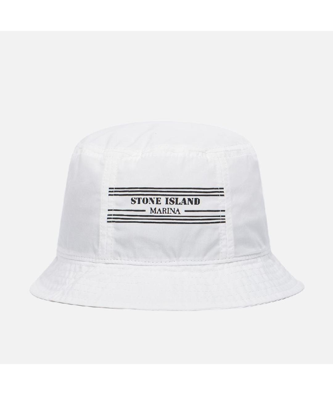 STONE ISLAND Белая хлопковая кепка/бейсболка, фото 5
