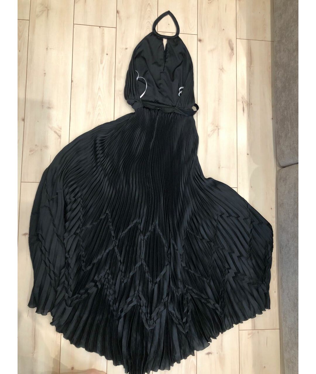 VERSACE COLLECTION Черное синтетическое вечернее платье, фото 2