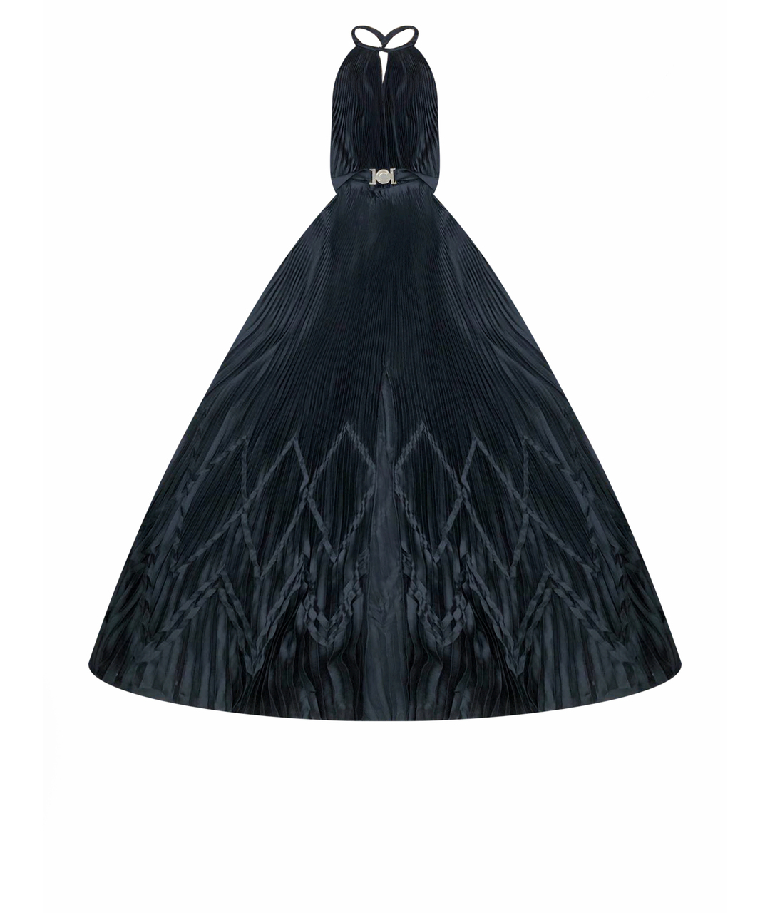 VERSACE COLLECTION Черное синтетическое вечернее платье, фото 1