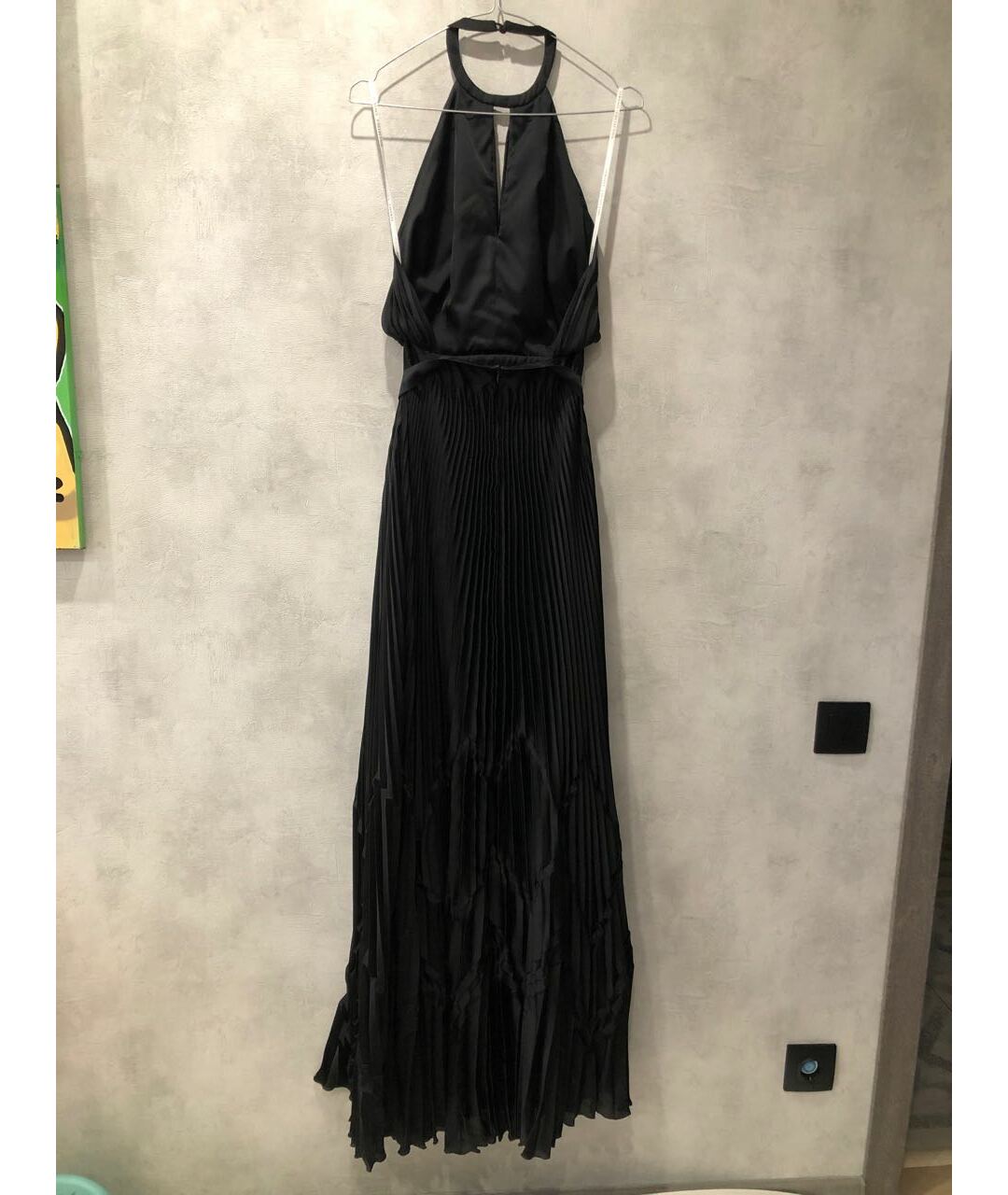 VERSACE COLLECTION Черное синтетическое вечернее платье, фото 4