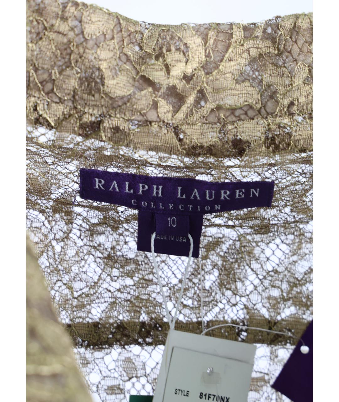 RALPH LAUREN Золотая блузы, фото 3