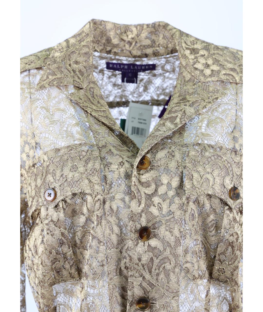 RALPH LAUREN Золотая блузы, фото 4