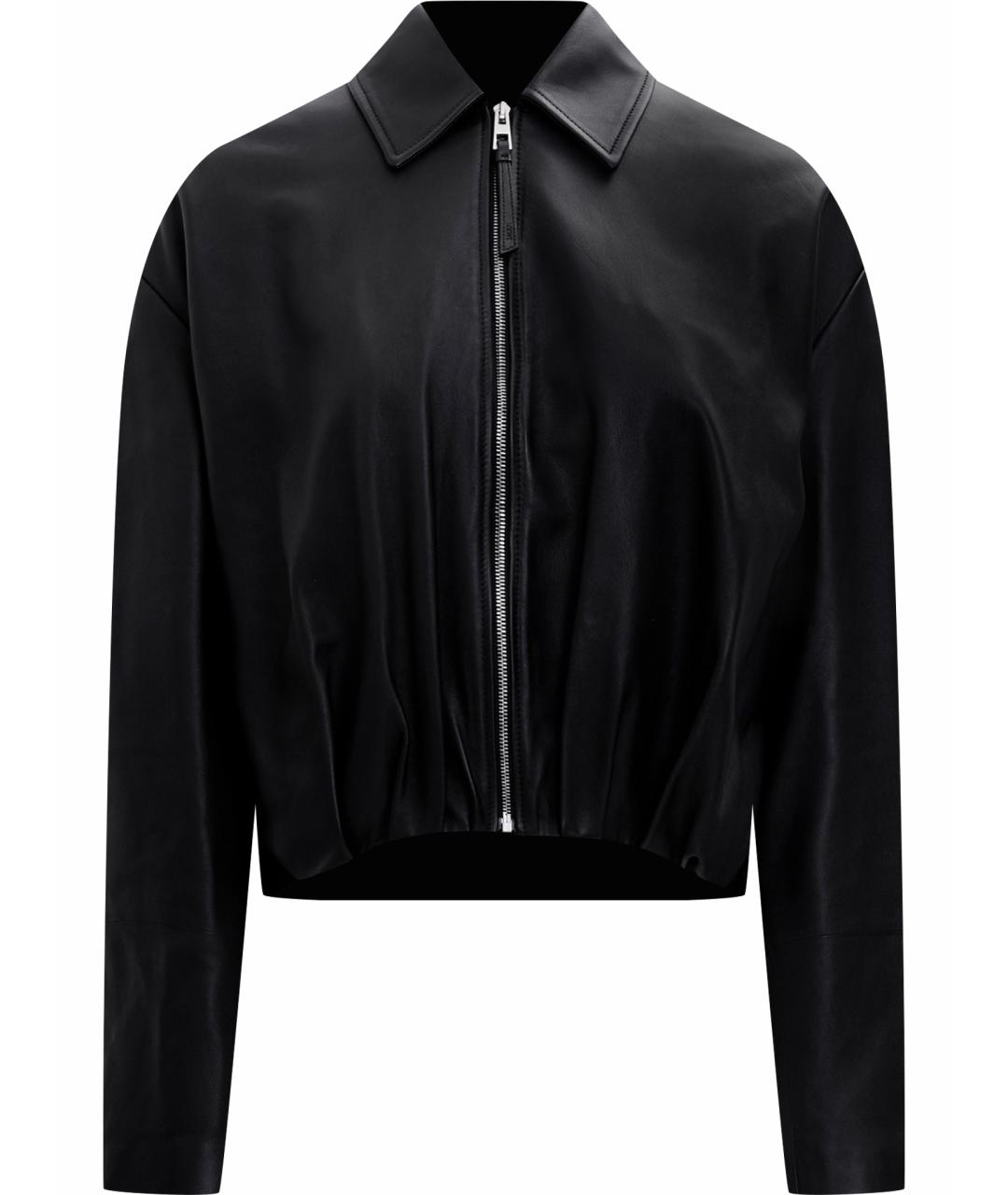 LOEWE Черная кожаная куртка, фото 1