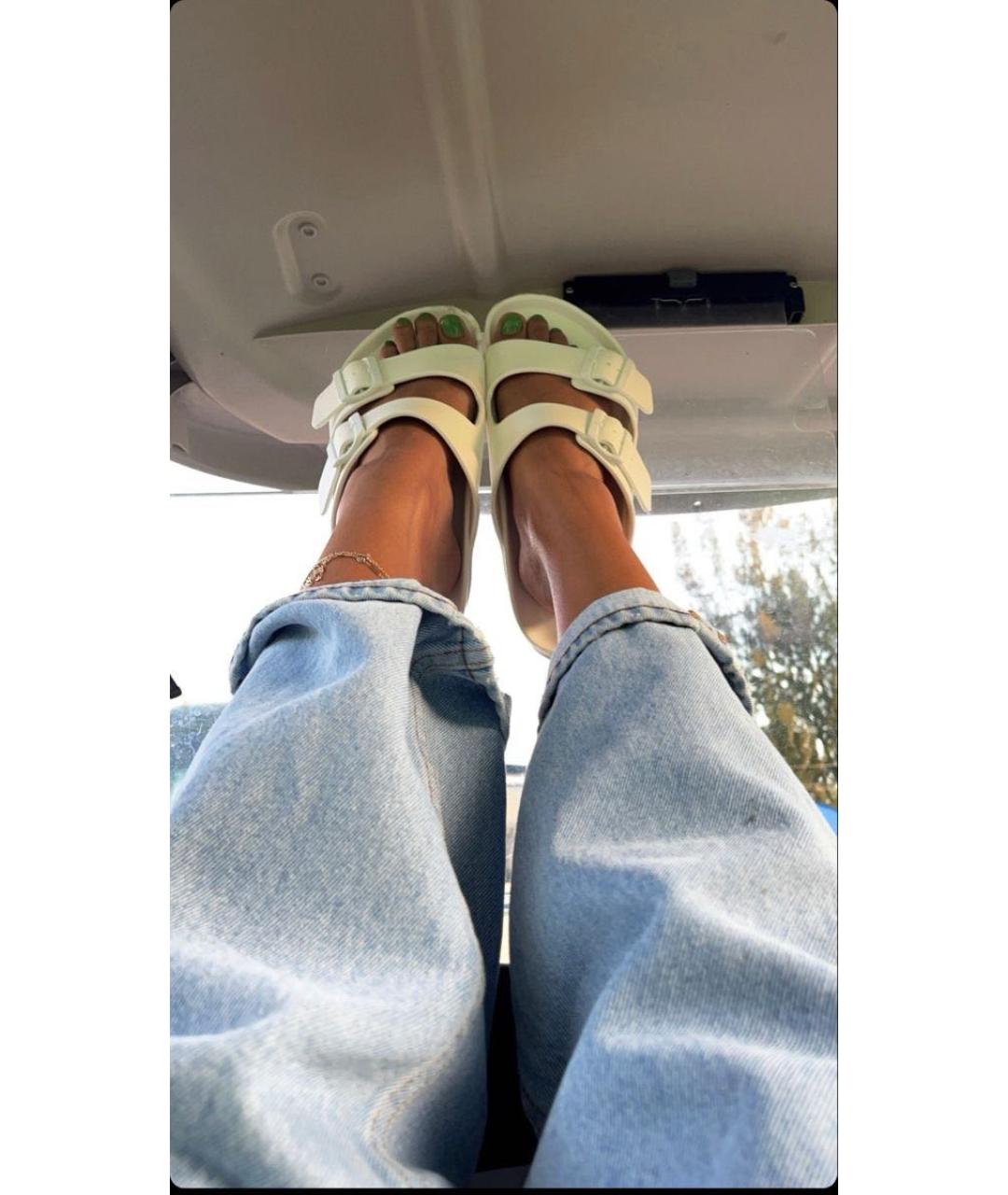 BIRKENSTOCK Желтые шлепанцы, фото 5