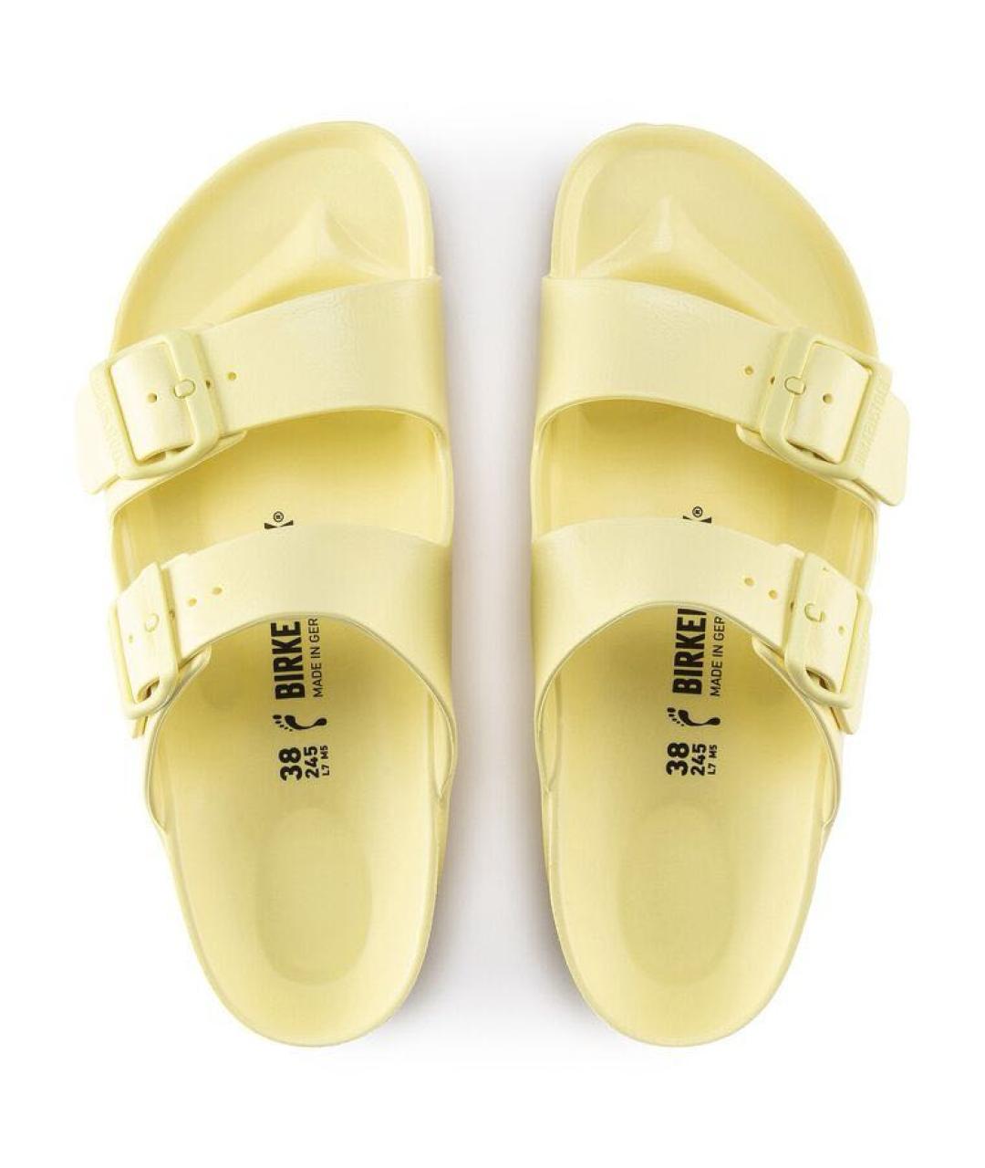 BIRKENSTOCK Желтые шлепанцы, фото 3