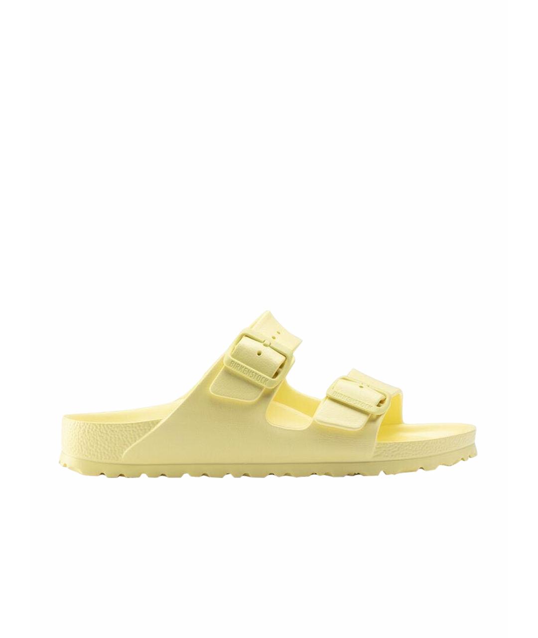 BIRKENSTOCK Желтые шлепанцы, фото 1