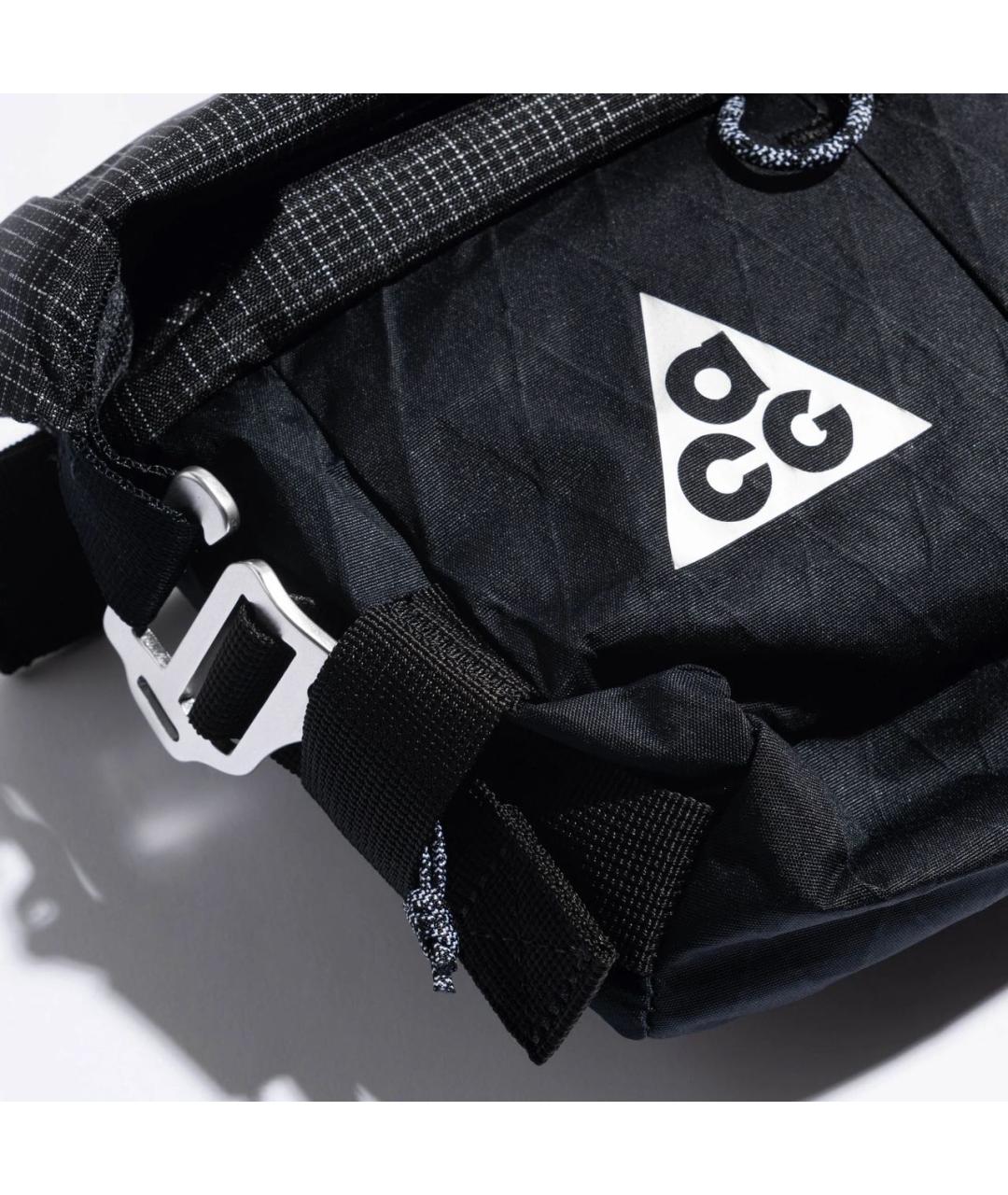 NIKE ACG Черная тканевая поясная сумка, фото 3