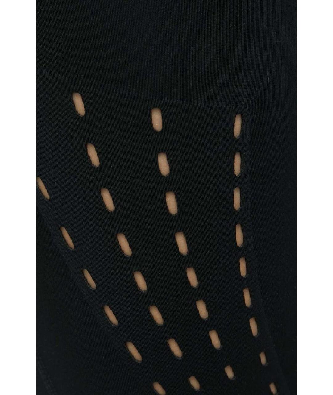 ADIDAS BY STELLA MCCARTNEY Черные полиэстеровые леггинсы и велосипедки, фото 6