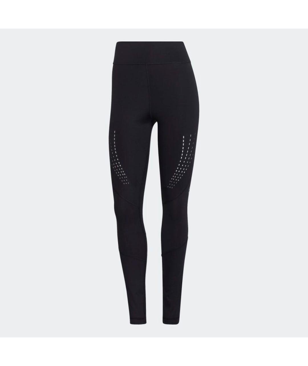 ADIDAS BY STELLA MCCARTNEY Черные полиэстеровые леггинсы и велосипедки, фото 7
