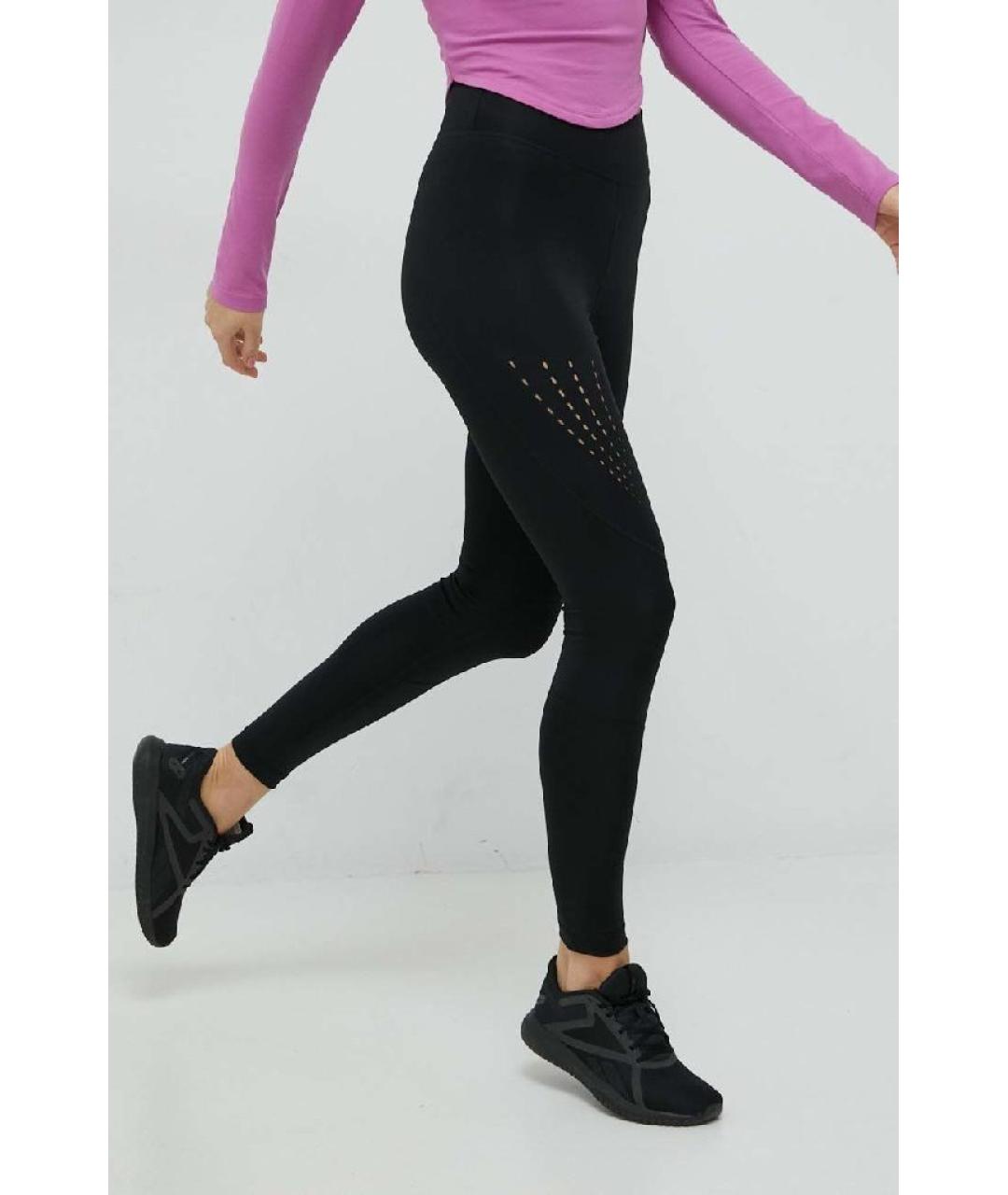 ADIDAS BY STELLA MCCARTNEY Черные полиэстеровые леггинсы и велосипедки, фото 2