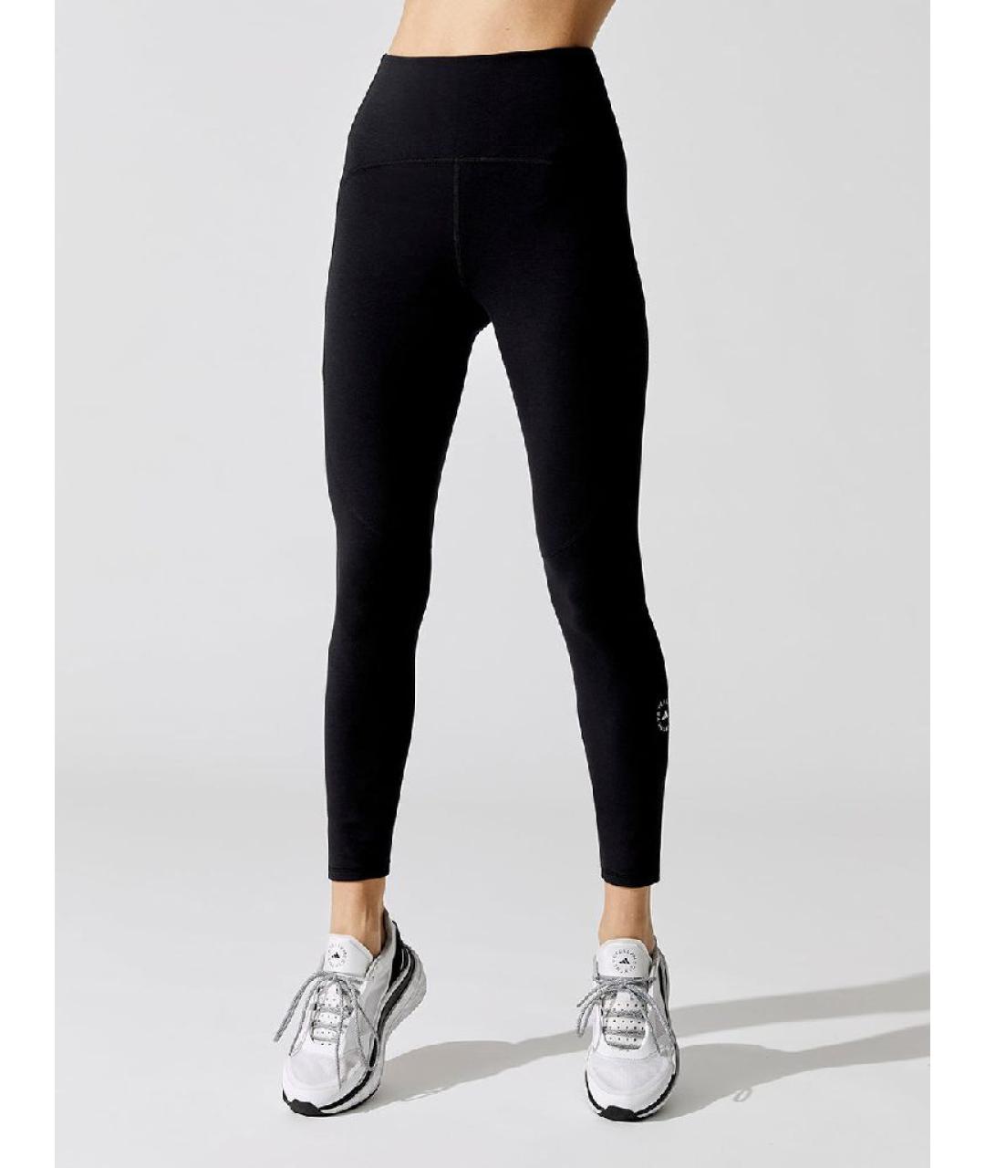 ADIDAS BY STELLA MCCARTNEY Черные полиэстеровые леггинсы и велосипедки, фото 6