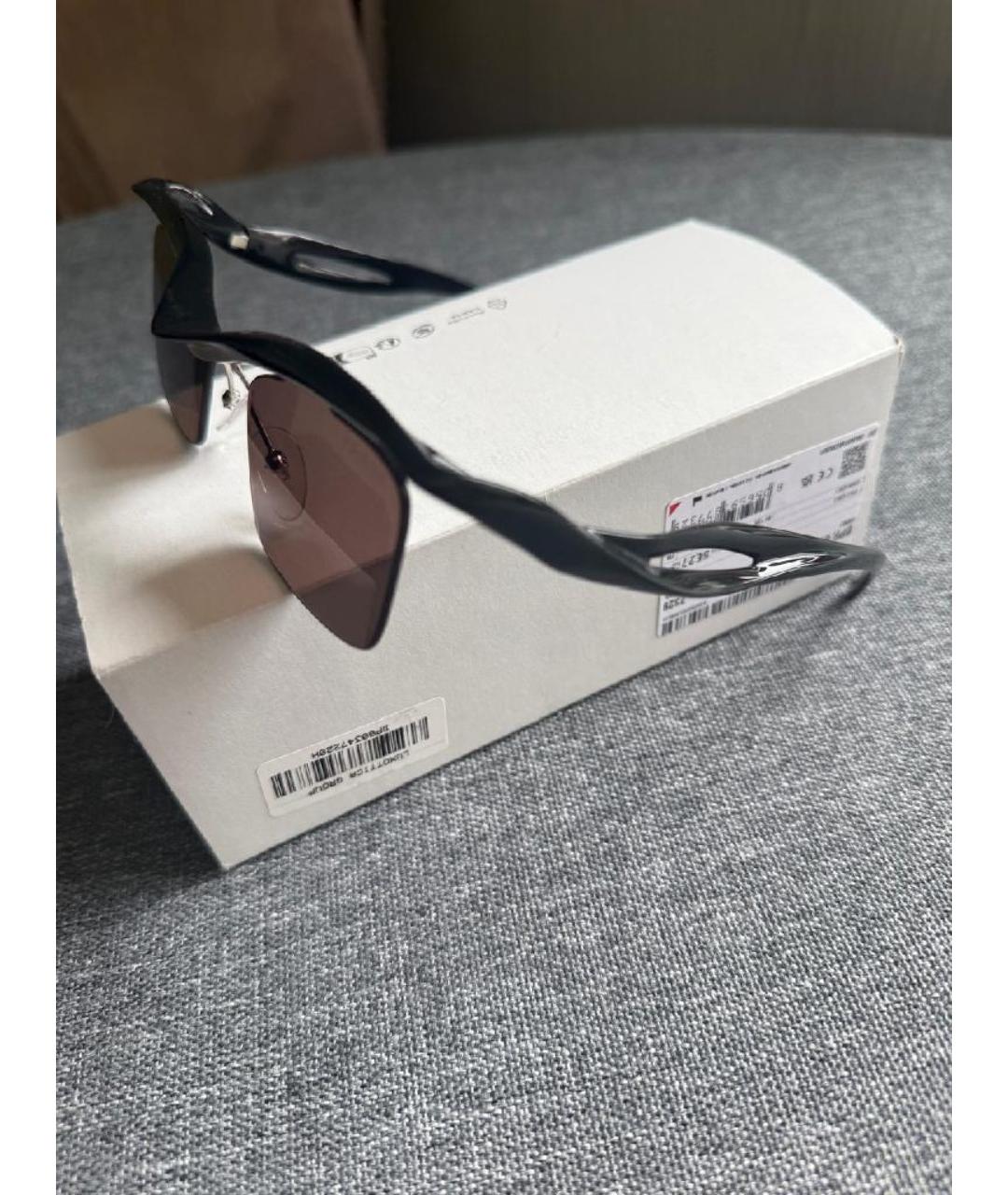 PRADA Черные пластиковые солнцезащитные очки, фото 2