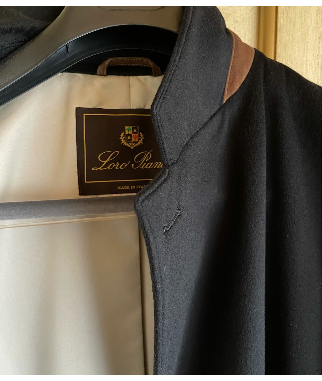 LORO PIANA Черное кашемировое пальто, фото 7