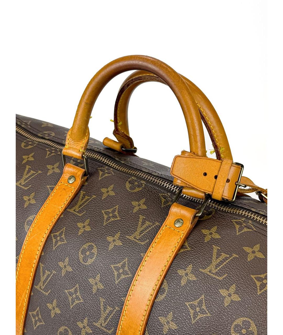 LOUIS VUITTON Коричневая дорожная/спортивная сумка, фото 5