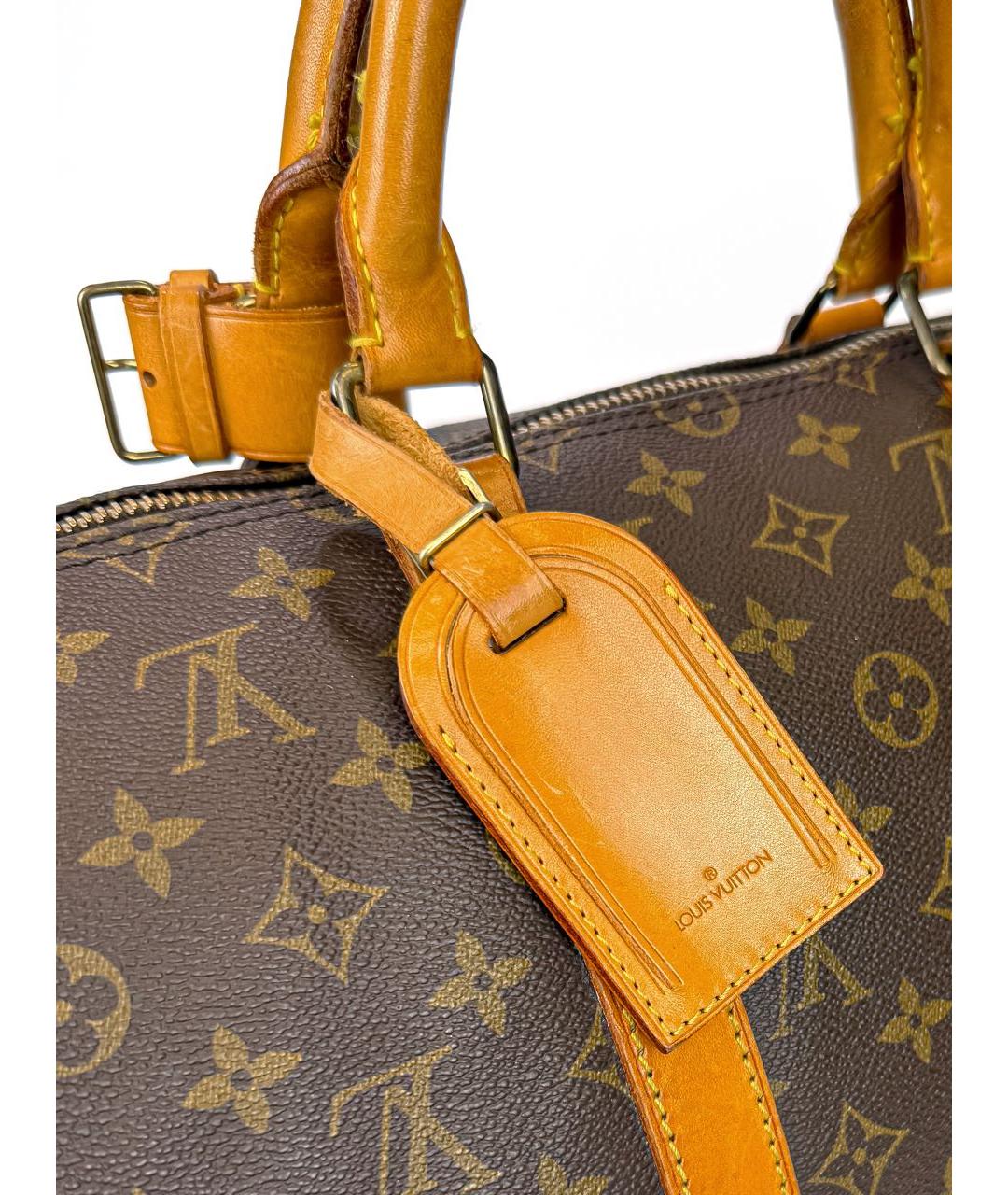 LOUIS VUITTON Коричневая дорожная/спортивная сумка, фото 6