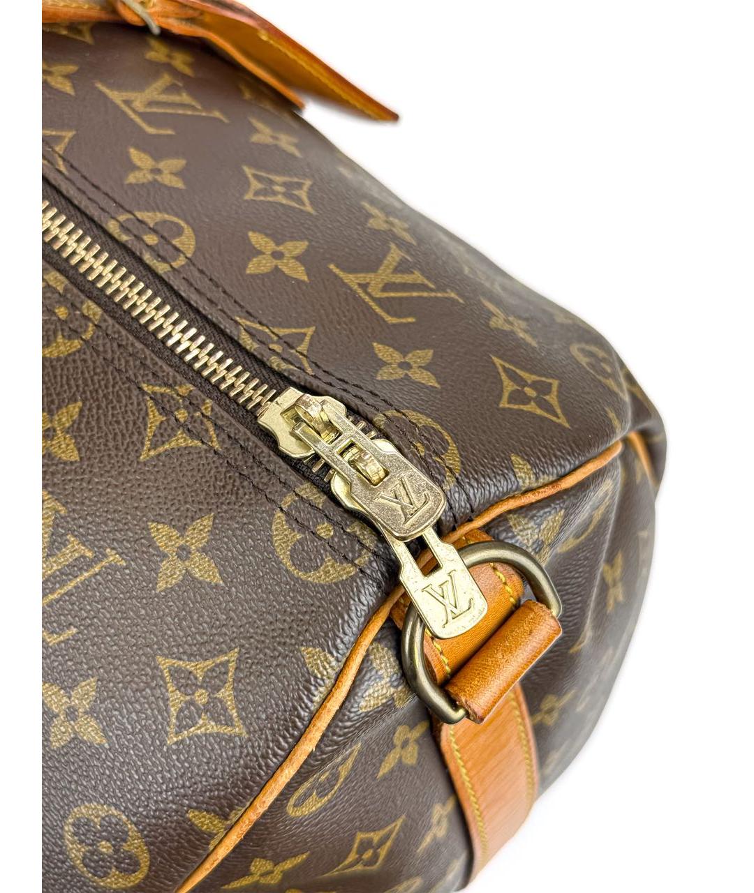 LOUIS VUITTON Коричневая дорожная/спортивная сумка, фото 7