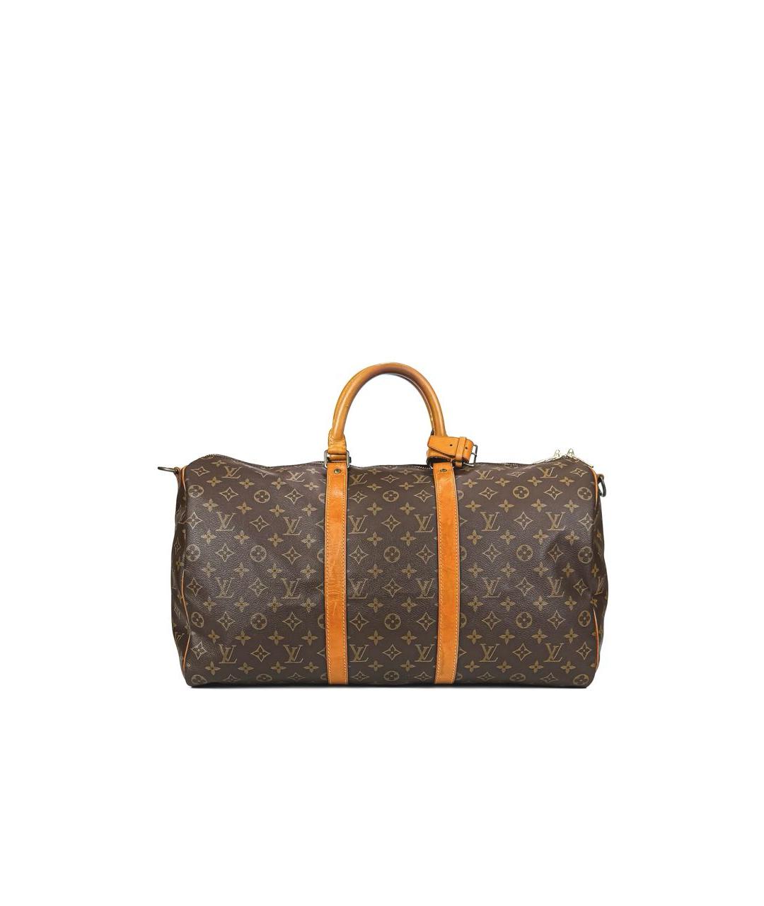LOUIS VUITTON Коричневая дорожная/спортивная сумка, фото 4