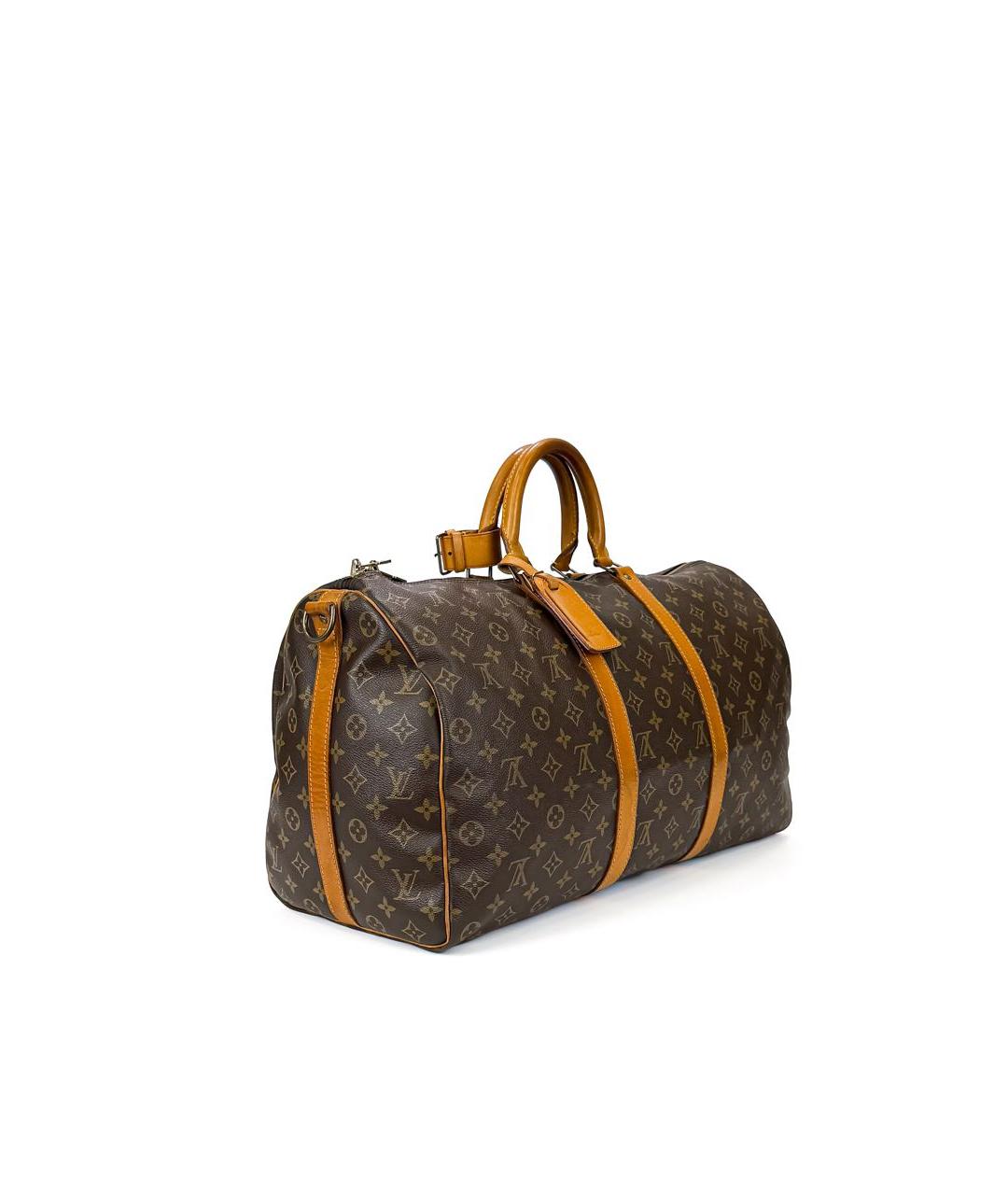 LOUIS VUITTON Коричневая дорожная/спортивная сумка, фото 2