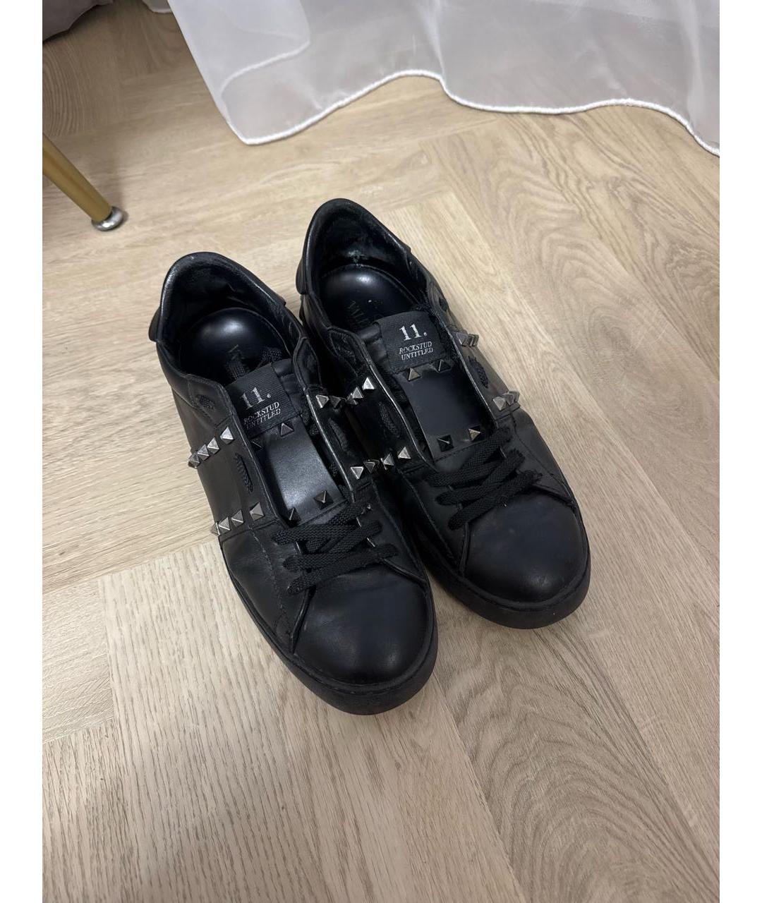 VALENTINO Черные кожаные туфли, фото 2