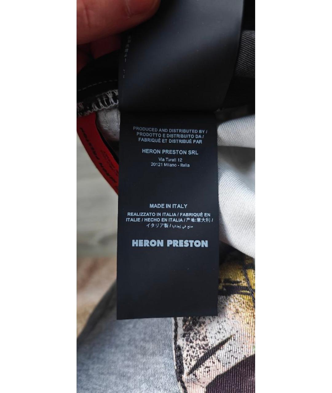 HERON PRESTON Хаки хлопковые брюки чинос, фото 5