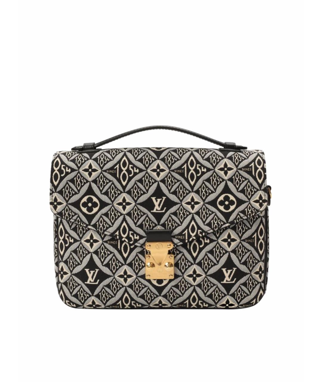 LOUIS VUITTON Черная деним сумка через плечо, фото 1