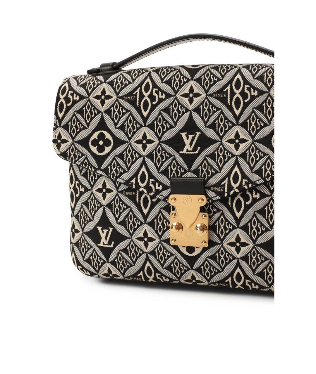 LOUIS VUITTON Черная деним сумка через плечо, фото 2