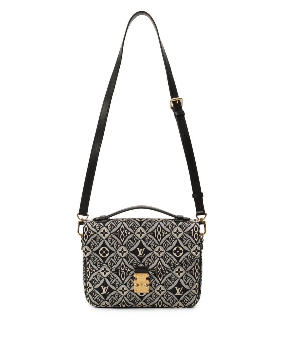 LOUIS VUITTON Черная деним сумка через плечо, фото 8