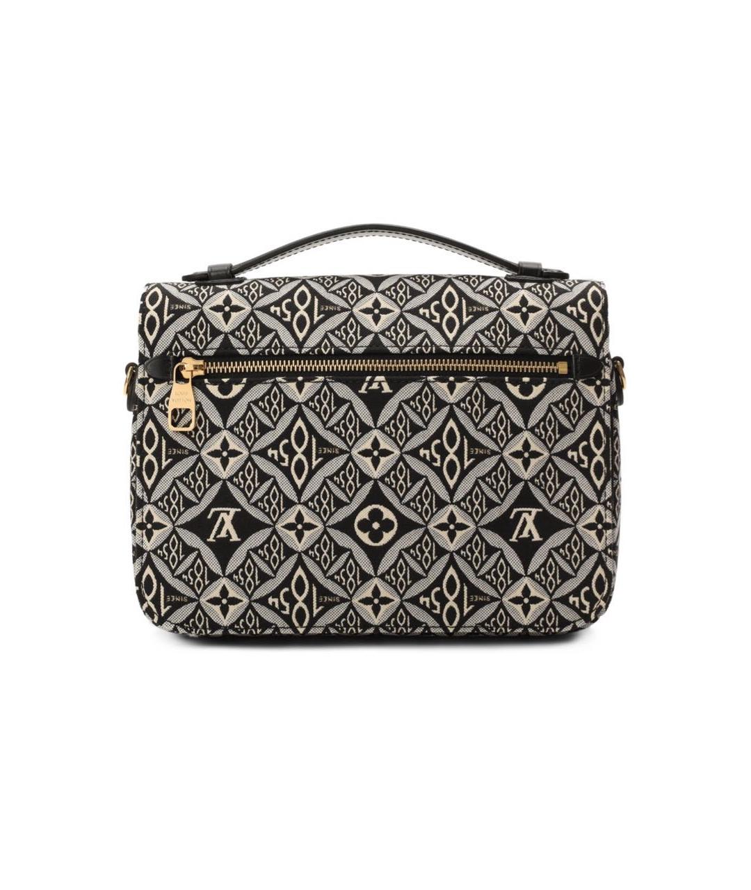 LOUIS VUITTON Черная деним сумка через плечо, фото 3