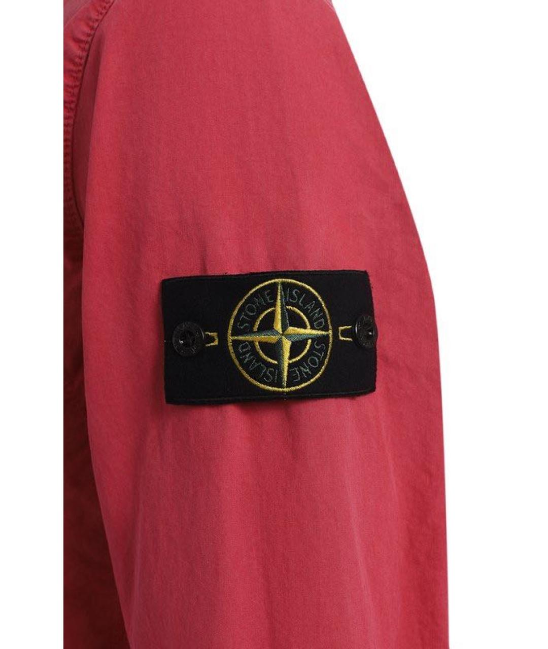 STONE ISLAND Коралловая хлопковая куртка, фото 3