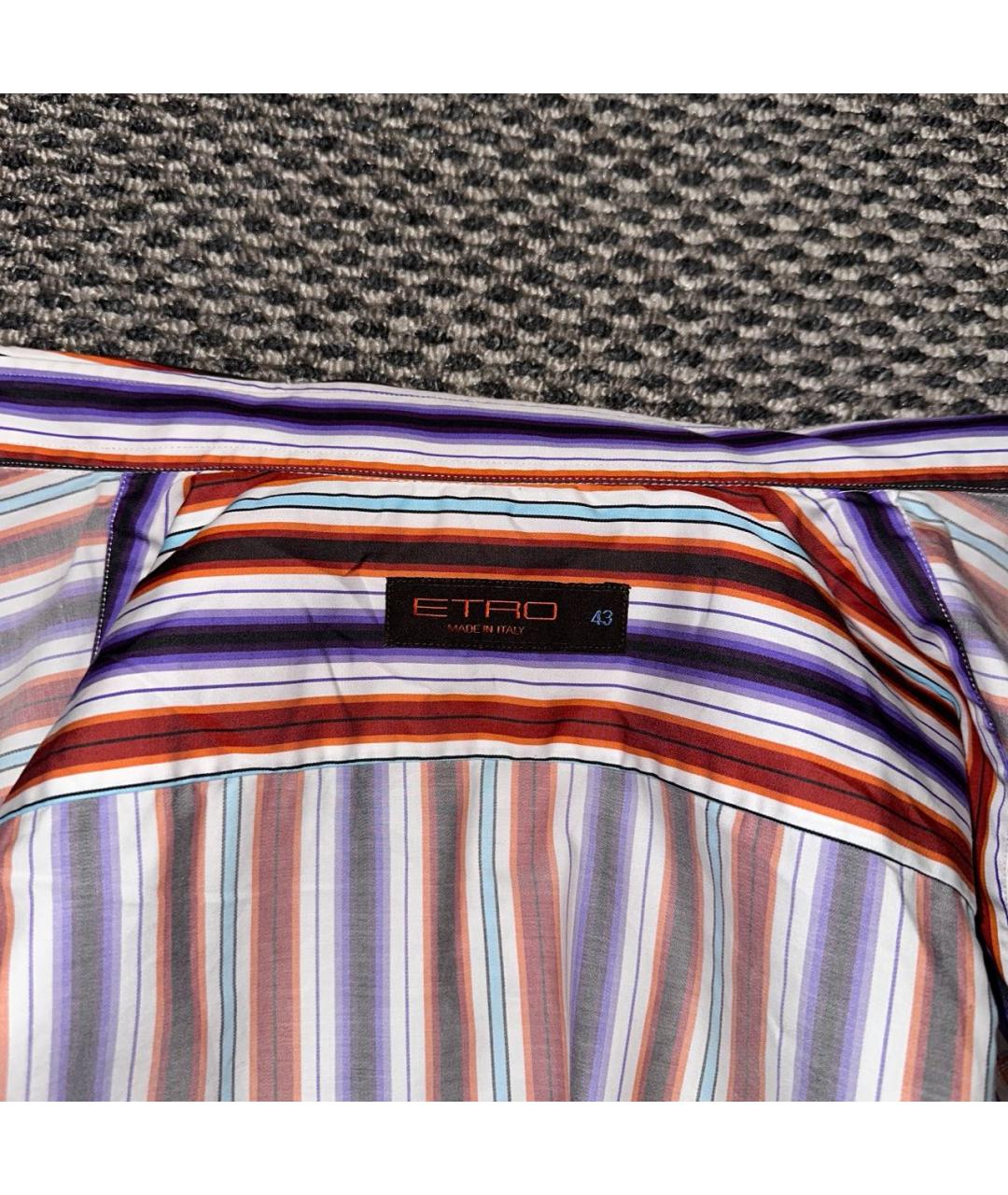 ETRO Мульти хлопковая кэжуал рубашка, фото 3