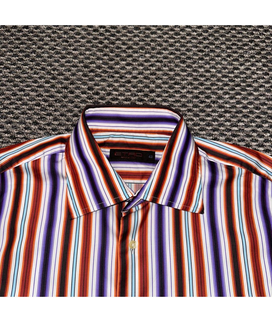 ETRO Мульти хлопковая кэжуал рубашка, фото 2