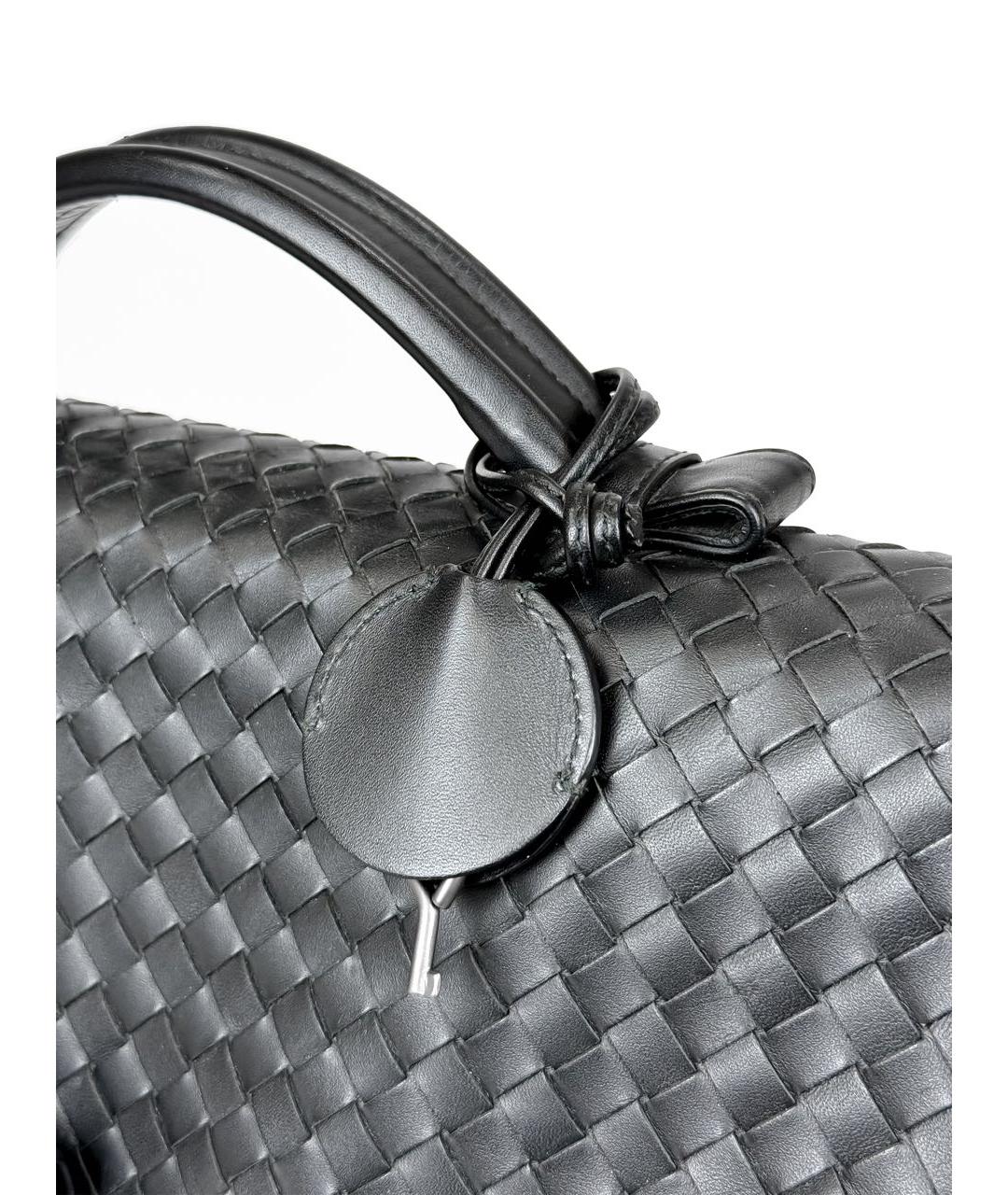 BOTTEGA VENETA Черный кожаный портфель, фото 7