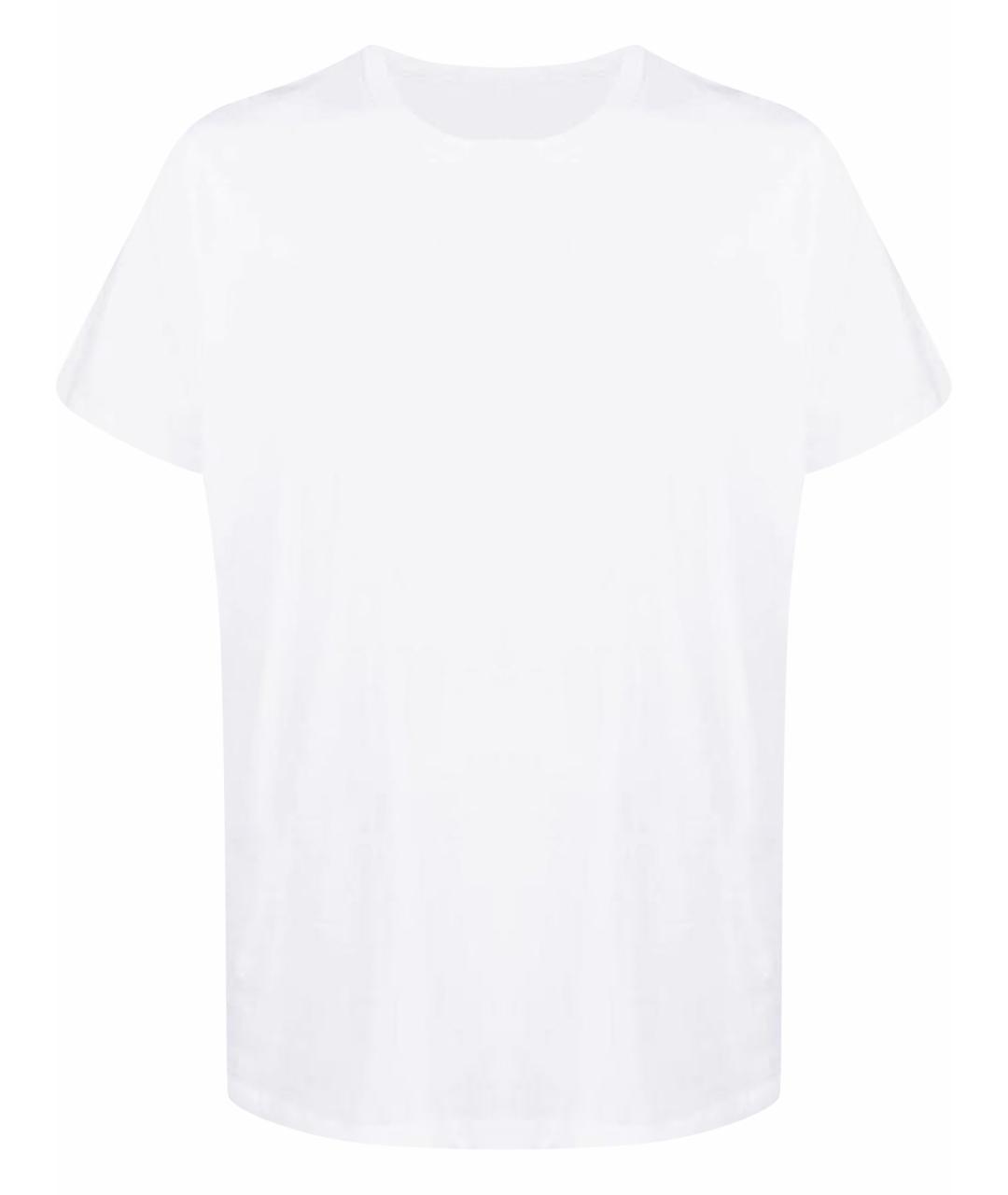 MM6 MAISON MARGIELA Белая хлопковая футболка, фото 1