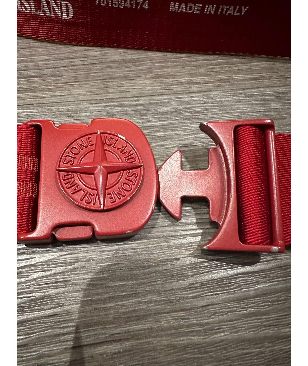 STONE ISLAND Красный ремень, фото 2