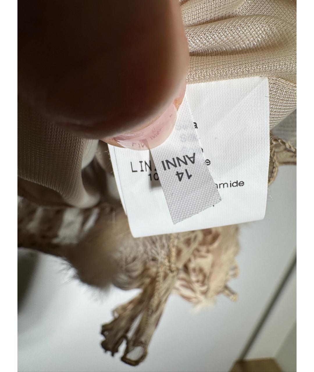 BLUMARINE Коричневая шелковая юбка мини, фото 8