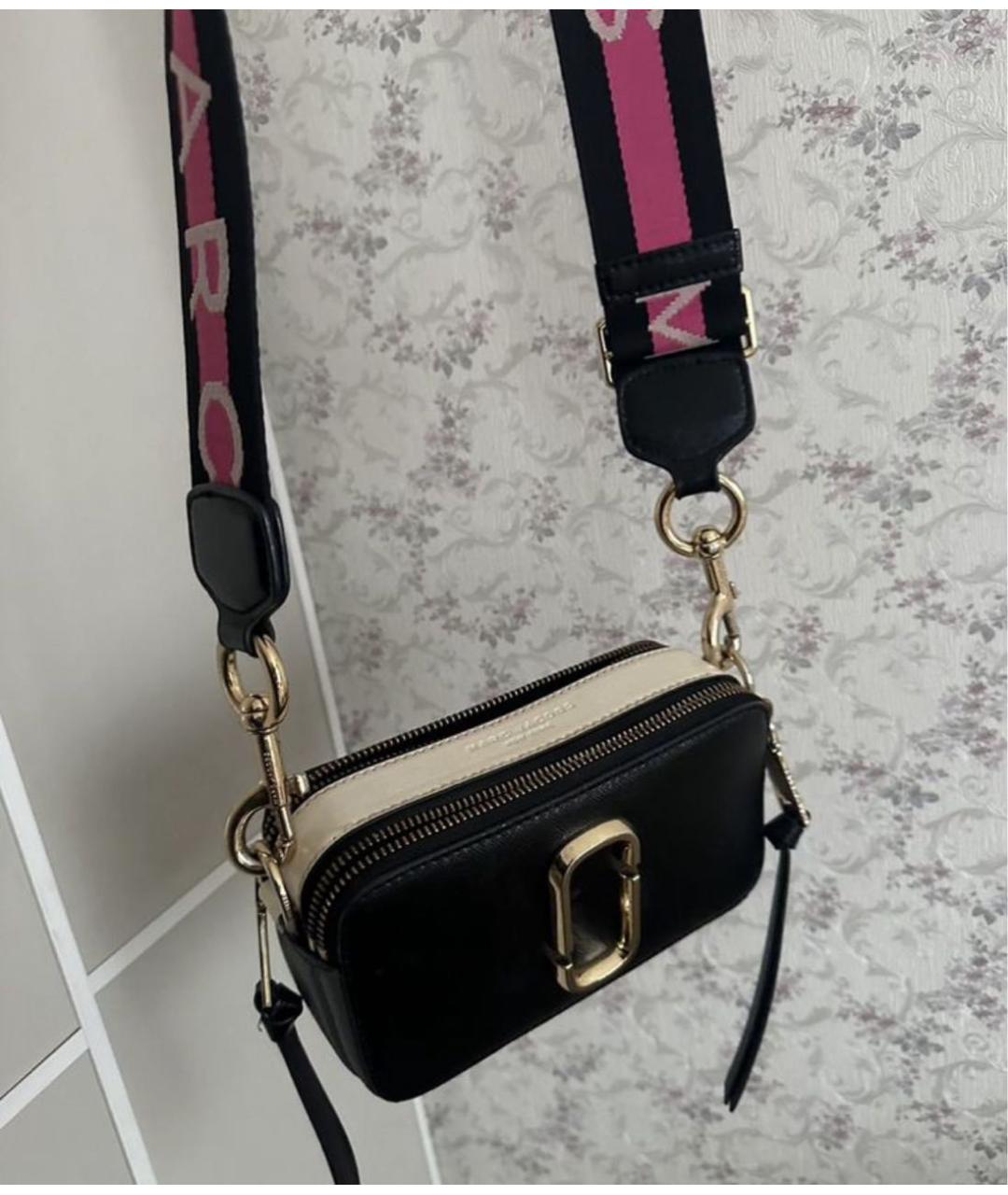 MARC BY MARC JACOBS Черная сумка через плечо из искусственной кожи, фото 2