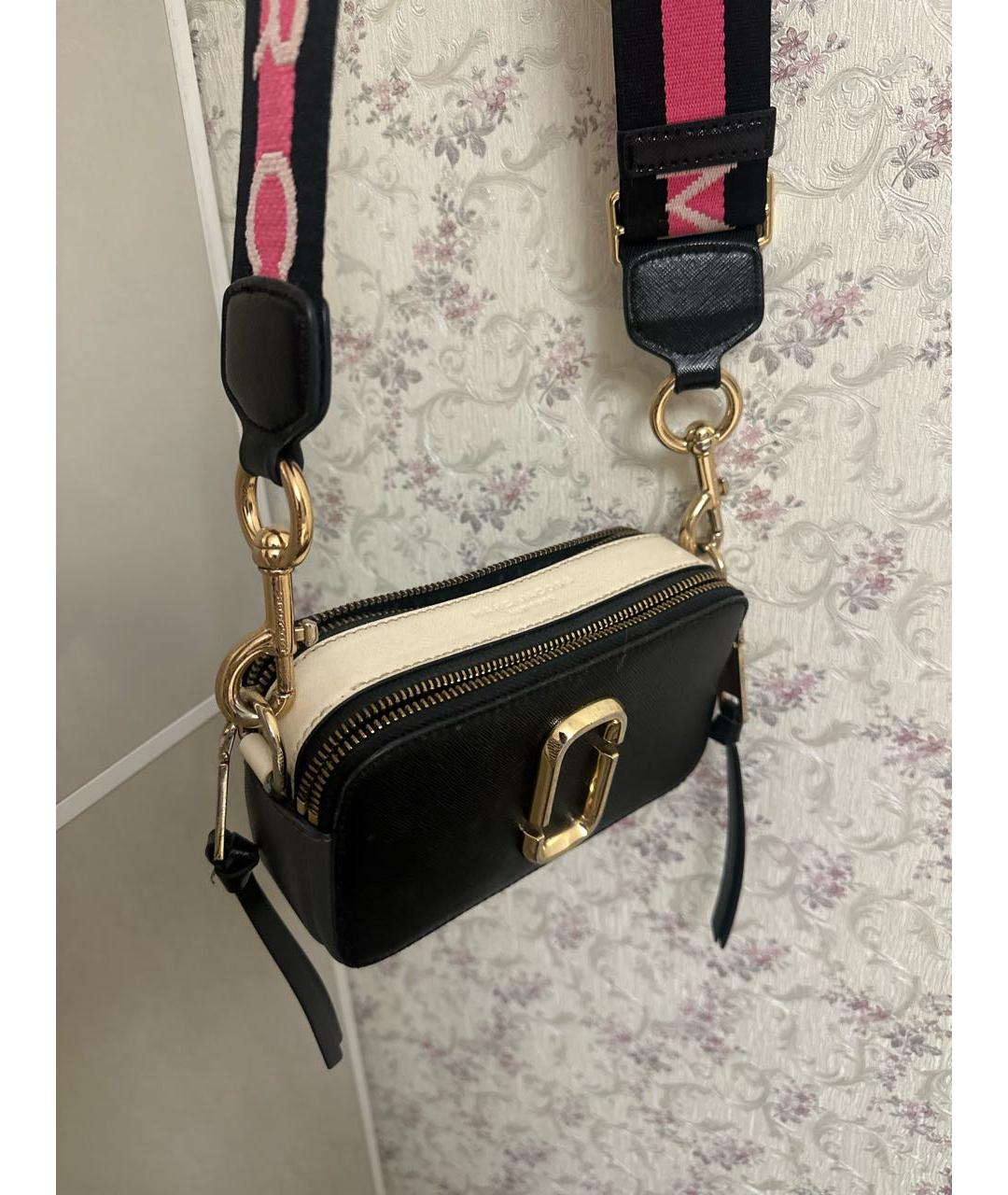 MARC BY MARC JACOBS Черная сумка через плечо из искусственной кожи, фото 4