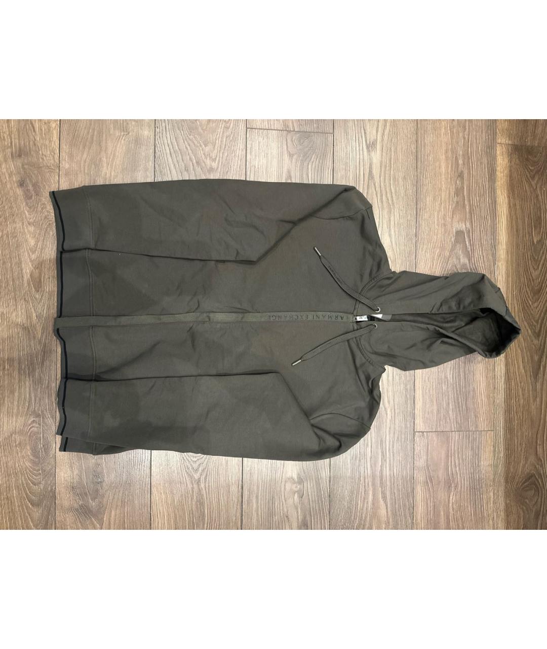 ARMANI EXCHANGE Хаки хлопко-эластановый спортивный костюм, фото 5