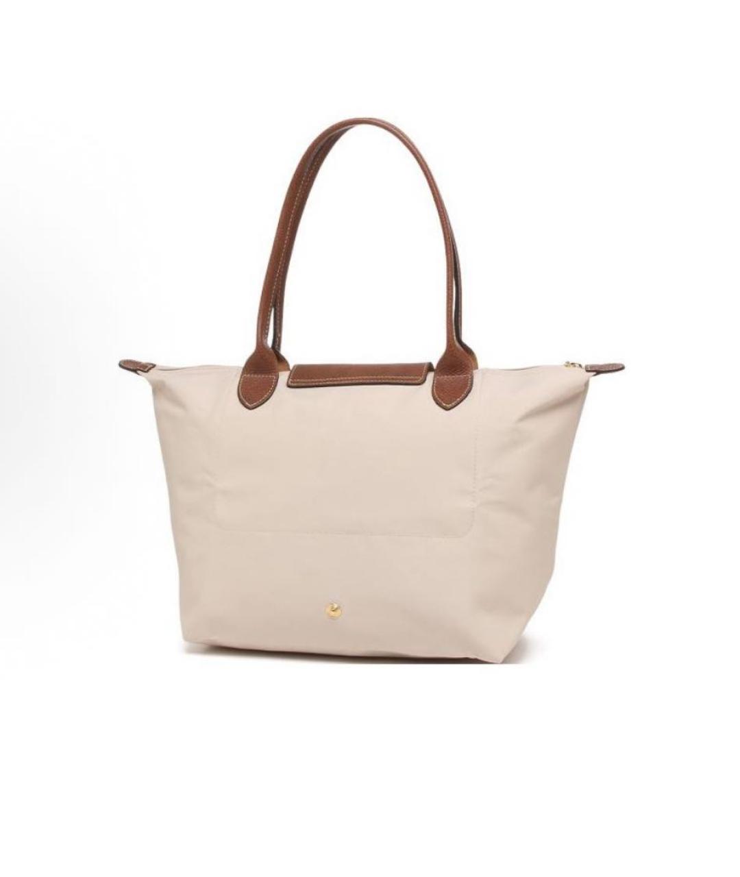 LONGCHAMP Бежевая пляжная сумка, фото 2