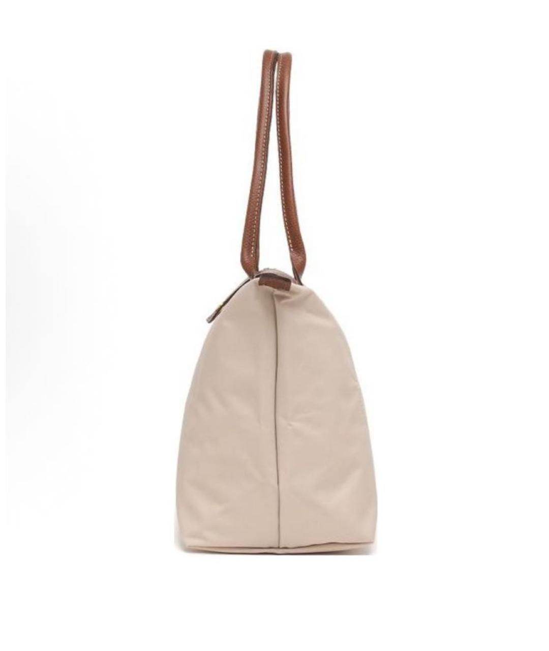 LONGCHAMP Бежевая пляжная сумка, фото 4
