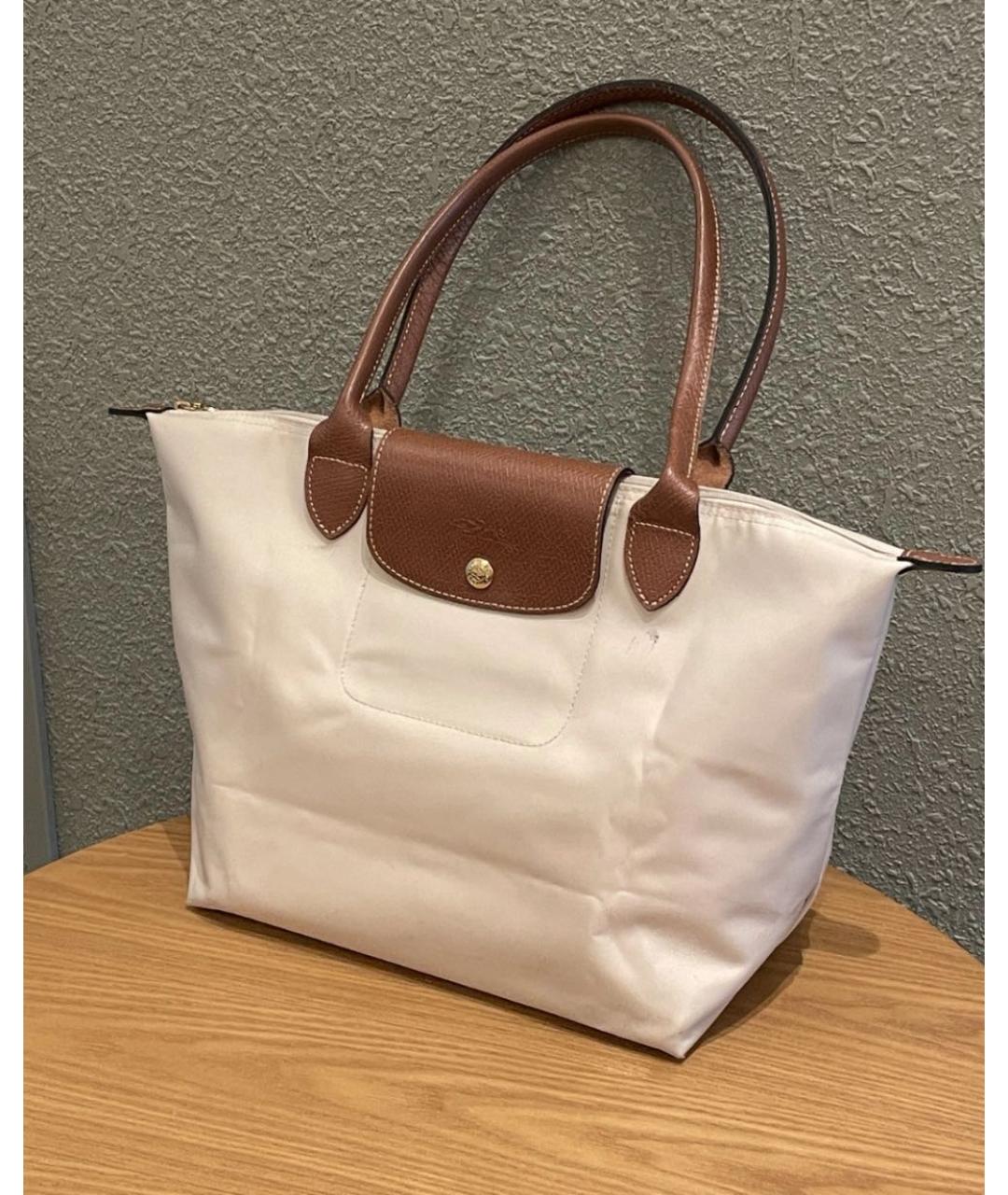 LONGCHAMP Бежевая пляжная сумка, фото 8