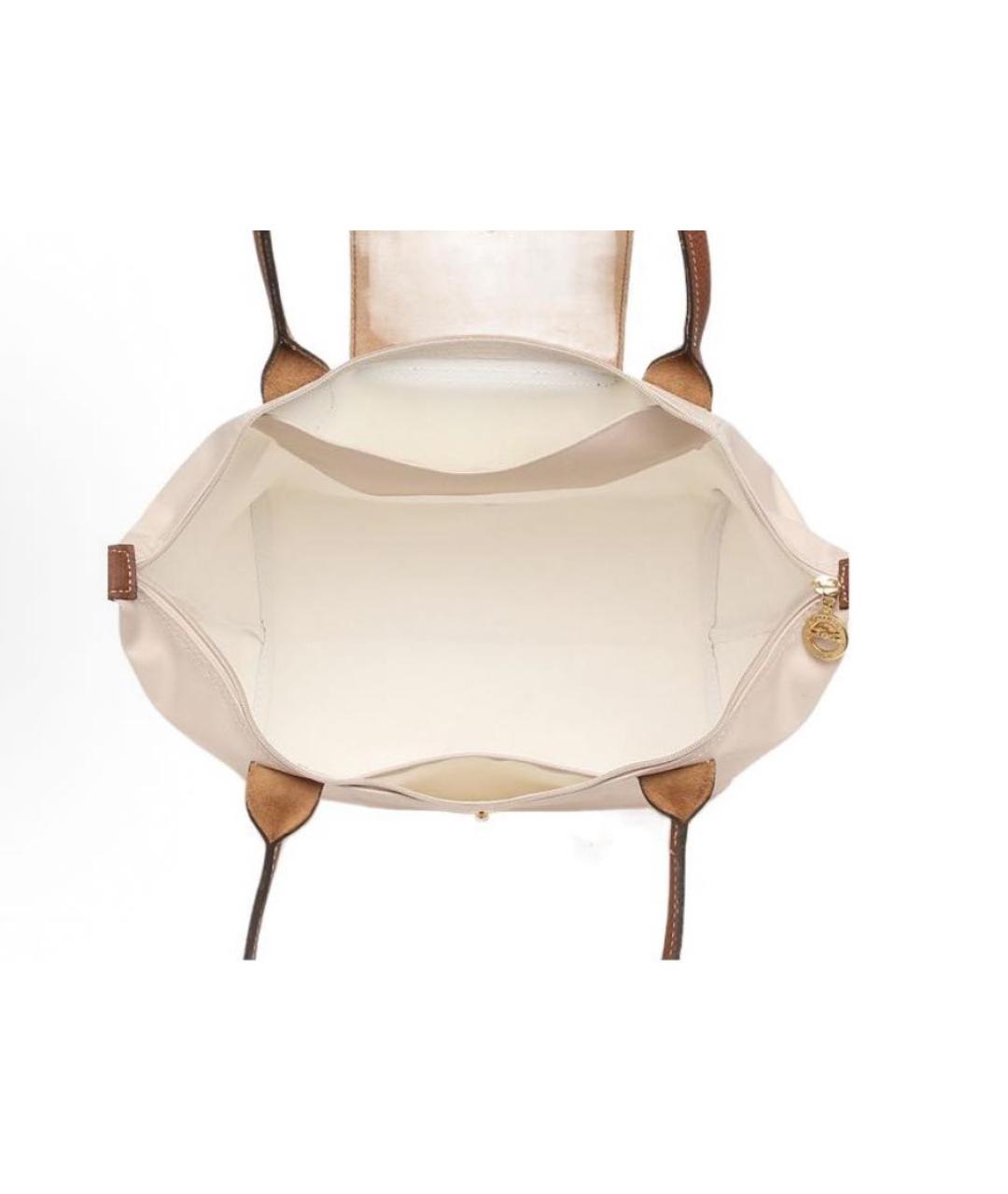 LONGCHAMP Бежевая пляжная сумка, фото 6