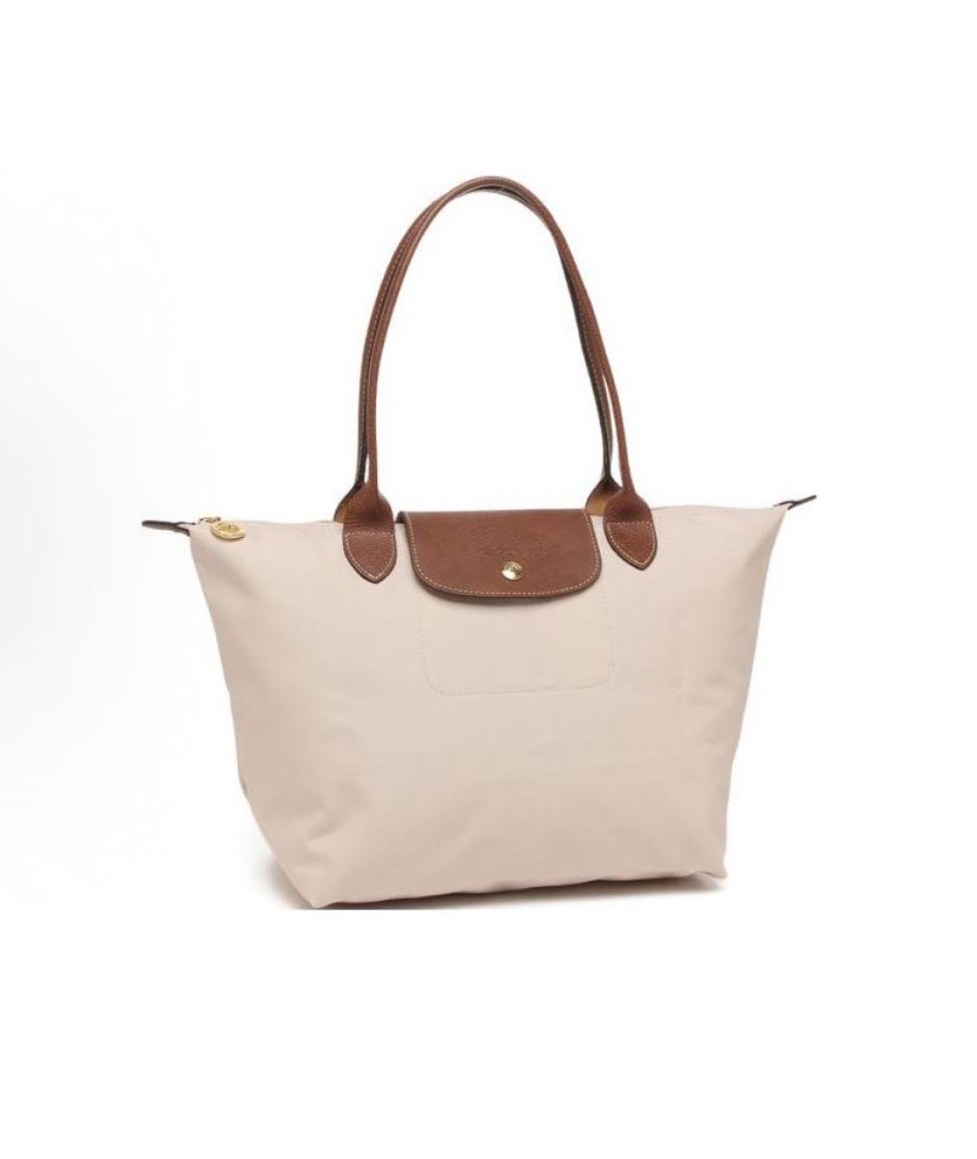 LONGCHAMP Бежевая пляжная сумка, фото 3